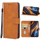 For Xiaomi Poco X4 GT Leather Phone Case(Brown) - 1