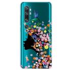 For Xiaomi CC9 Pro Lucency Painted TPU Protective Case(Flower Girl) - 1