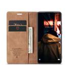 For Xiaomi Redmi Note 11 4G/Note 11S Global CaseMe 013 Multifunctional Horizontal Flip Leather Phone Case(Brown) - 3