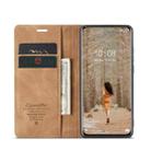 For Xiaomi 12 Pro CaseMe 013 Multifunctional Horizontal Flip Leather Phone Case(Brown) - 3