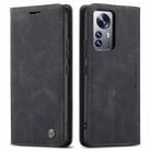 For Xiaomi 12 Pro CaseMe 013 Multifunctional Horizontal Flip Leather Phone Case(Black) - 2