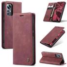 For Xiaomi 12/12X CaseMe 013 Multifunctional Horizontal Flip Leather Phone Case(Wine Red) - 1