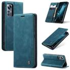 For Xiaomi 12/12X CaseMe 013 Multifunctional Horizontal Flip Leather Phone Case(Blue) - 1