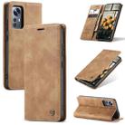 For Xiaomi 12/12X CaseMe 013 Multifunctional Horizontal Flip Leather Phone Case(Brown) - 1