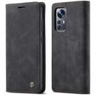 For Xiaomi 12/12X CaseMe 013 Multifunctional Horizontal Flip Leather Phone Case(Black) - 2