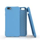 For iPhone 6s / 6 Solid Color TPU Slim Shockproof Protective Case(Blue) - 1