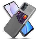 For Huawei Maimang 11 Cloth Texture Card Slot PC Leather Phone Case(Grey) - 1