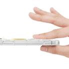 For iPhone 12 Pro Max Astronaut Ring Holder Transparent Phone Case(Black) - 3