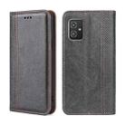 For Asus ZenFone 8 ZS590KS Grid Texture Magnetic Flip Leather Phone Case(Grey) - 1