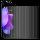 50 PCS 0.26mm 9H 2.5D Tempered Glass Film For Tecno Spark 9T - 1
