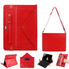 For Microsoft Surface Pro 8 Envelope Solid Color Leather Tablet Case(Red) - 1