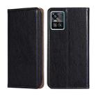 For vivo S10 / S10 Pro Gloss Oil Solid Color Magnetic Leather Phone Case(Black) - 1