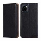 For vivo Y15s Global Gloss Oil Solid Color Magnetic Leather Phone Case(Black) - 1