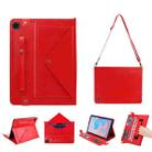 For Samsung Galaxy Tab A8 X200/X205C Envelope Solid Color Leather Tablet Case(Red) - 1