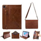 For Samsung Galaxy Tab A8 X200/X205C Envelope Solid Color Leather Tablet Case(Brown) - 1