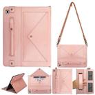For Samsung Galaxy Tab S5e T720/T725 Envelope Solid Color Leather Tablet Case(Rose Gold) - 1