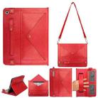 For Samsung Galaxy Tab S5e T720/T725 Envelope Solid Color Leather Tablet Case(Red) - 1