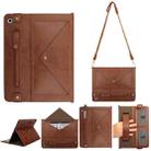 For Samsung Galaxy Tab S5e T720/T725 Envelope Solid Color Leather Tablet Case(Brown) - 1