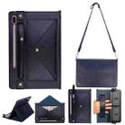 For Samsung Galaxy Tab S6 T860/T865 Envelope Solid Color Leather Tablet Case(Blue) - 1