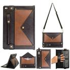 Envelope Color Matching Leather Tablet Case For iPad mini 2019 / 4 / 3 / 2 / 1(Black Brown) - 1