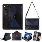 Envelope Color Matching Leather Tablet Case For iPad mini 6(Black Blue) - 1