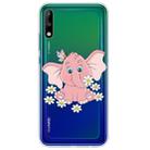 For Huawei Enjoy 10 Lucency Painted TPU Protective Case(Elephant) - 1