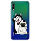 For Huawei Enjoy 10 Lucency Painted TPU Protective Case(Dog) - 1