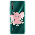 For Huawei Enjoy 10s Lucency Painted TPU Protective Case(Elephant) - 1