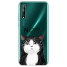 For Huawei Enjoy 10s Lucency Painted TPU Protective Case(Cat) - 1