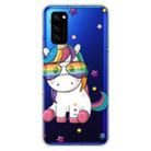 For Huawei Honor V30 Lucency Painted TPU Protective Case(Glasses Unicorn) - 1