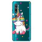 For Xiaomi CC9 Pro Lucency Painted TPU Protective Case(Glasses Unicorn) - 1
