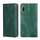 For Sony Xperia Ace II Gloss Oil Solid Color Magnetic Leather Phone Case(Green) - 1