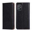 For Asus Zenfone 8 ZS590KS Gloss Oil Solid Color Magnetic Leather Phone Case(Black) - 1