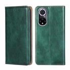 For Huawei nova 9 Gloss Oil Solid Color Magnetic Leather Phone Case(Green) - 1
