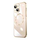 For iPhone 13 Magsafe Magnetic Electroplated PC Phone Case(Gold) - 1