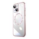 For iPhone 13 Magsafe Magnetic Electroplated PC Phone Case(Pink) - 1