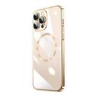 For iPhone 13 Pro Magsafe Magnetic Electroplated PC Phone Case (Gold) - 1