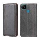 For Itel Vision 1 Grid Texture Magnetic Flip Leather Phone Case(Grey) - 1
