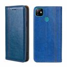 For Itel Vision 1 Grid Texture Magnetic Flip Leather Phone Case(Blue) - 1