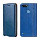 For Tecno Pop 2/Pop 2 F/Pop 2 Pro/Pop 2 Power/Itel P13 Grid Texture Magnetic Flip Leather Phone Case(Blue) - 1