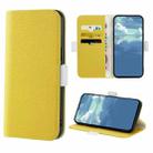 For Xiaomi Redmi 9C Candy Color Litchi Texture Leather Phone Case(Yellow) - 1