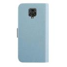 For Xiaomi Redmi Note 9 Pro Candy Color Litchi Texture Leather Phone Case(Light Blue) - 3