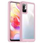 For Xiaomi Redmi Note 10 5G Colorful Series Acrylic + TPU Phone Case(Pink) - 1