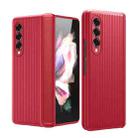 For Samsung Galaxy Z Fold3 5G Outer Protection Luggage Design Phone Case(Red) - 1