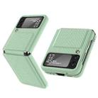 For Samsung Galaxy Z Flip3 5G Luggage Design Hinged PC + TPU Phone Case(Green) - 1