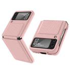 For Samsung Galaxy Z Flip3 5G Luggage Design Hinged PC + TPU Phone Case(Pink) - 1