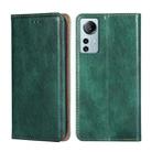 For Xiaomi 12 Lite Gloss Oil Solid Color Magnetic Leather Phone Case(Green) - 1