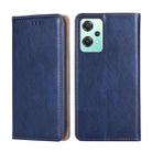 For OnePlus Nord CE 2 Lite 5G Gloss Oil Solid Color Magnetic Leather Phone Case(Blue) - 1