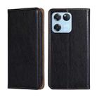 For OnePlus Ace Racing Gloss Oil Solid Color Magnetic Leather Phone Case(Black) - 1