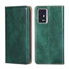 For ZTE Axon 30 Pro 5G Gloss Oil Solid Color Magnetic Leather Phone Case(Green) - 1